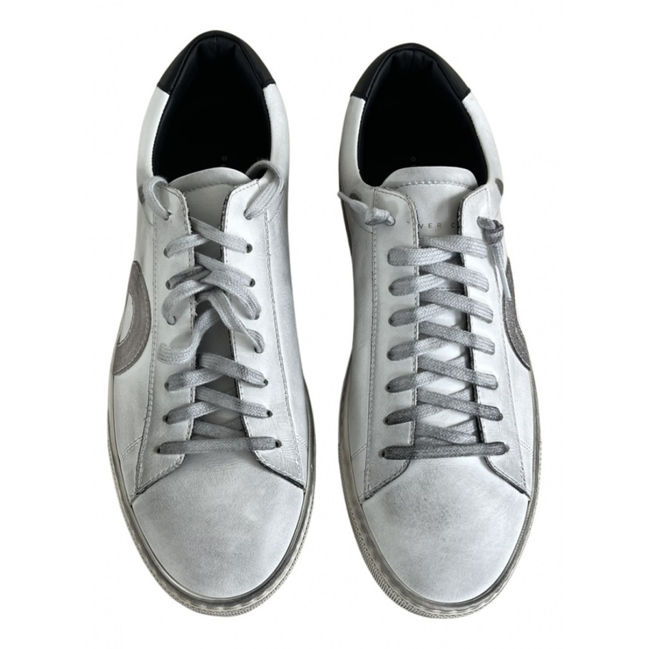 Oliver Cabell Leather Trainers White Leather Trendy [OLVSKU020 ...